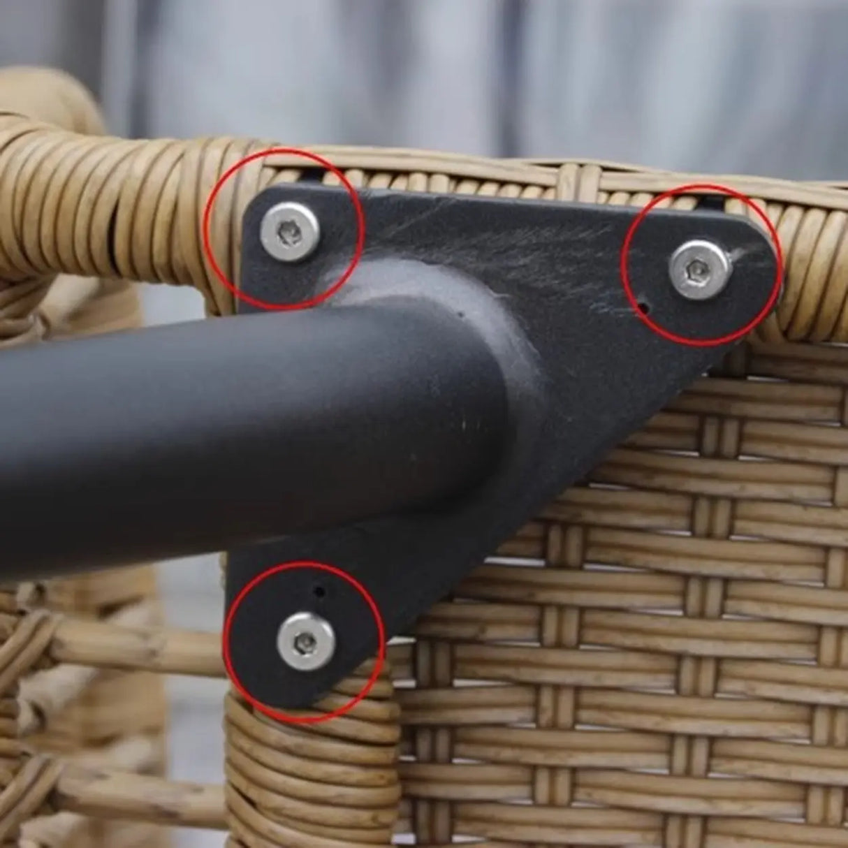 Patio Rattan Rectangular Beige Waterproof Conversation Set Image - 14