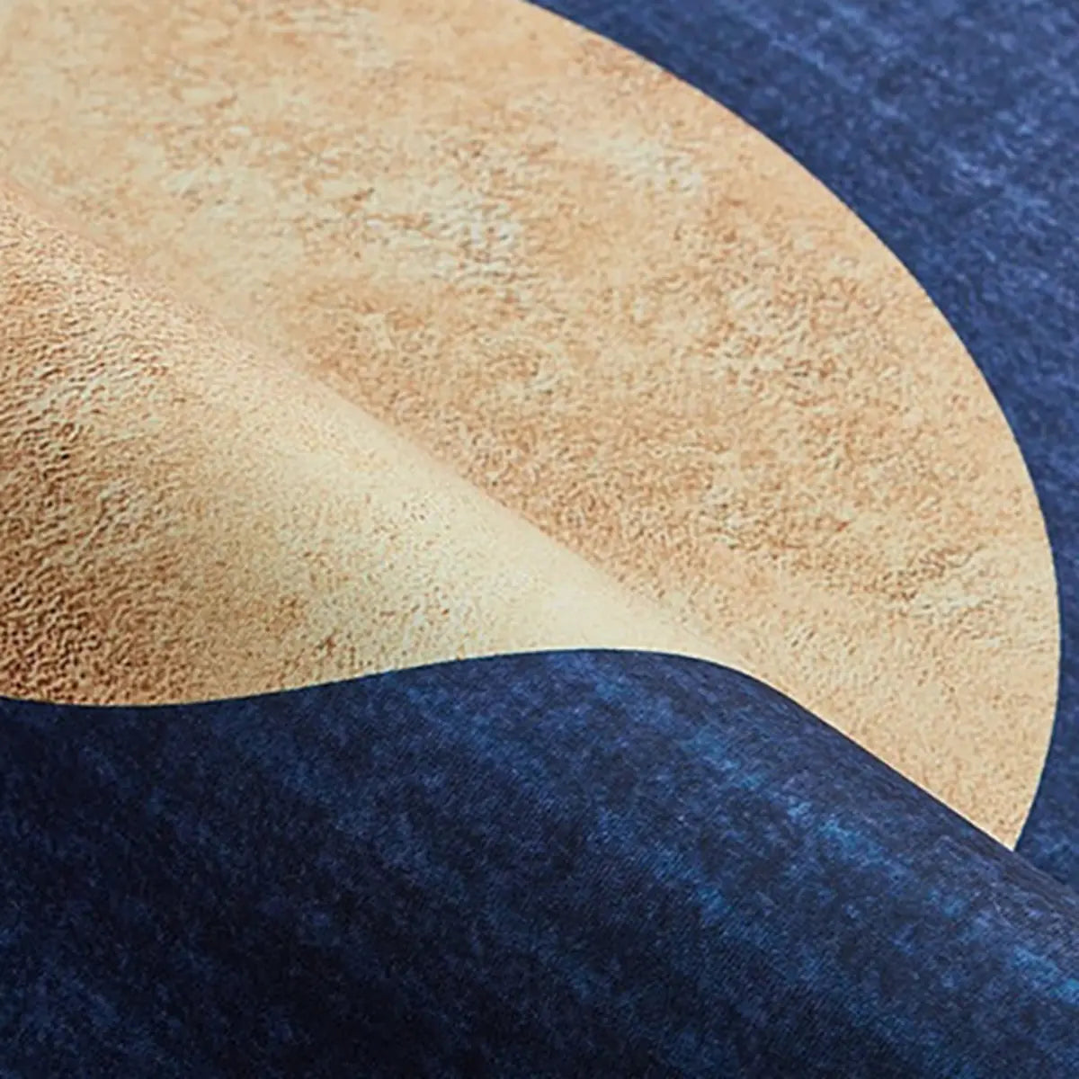 Pet-Friendly Semicircle Polyester Leopard Area Rug Image - 7