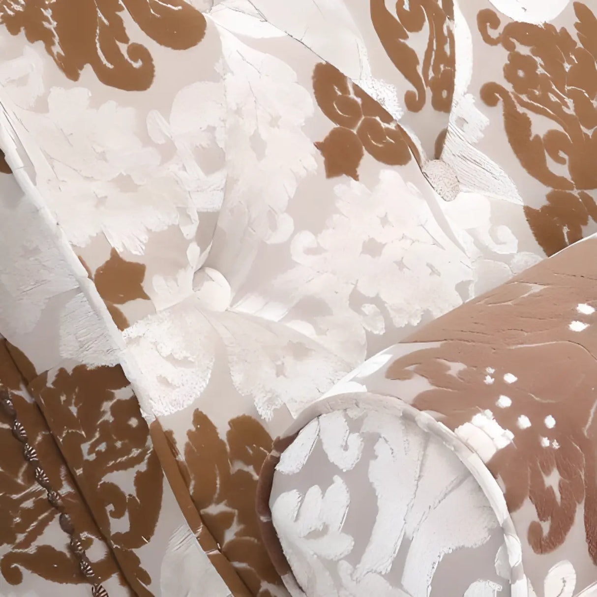 Pink Arc Velvet Reclining Armless Standard Chaise Lounge Image - 14