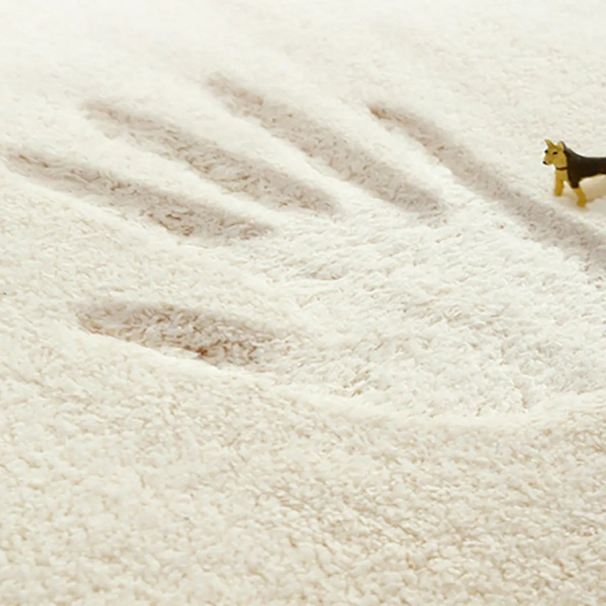 Pink Square Checkered Pattern Polyester Area Rug Image - 7