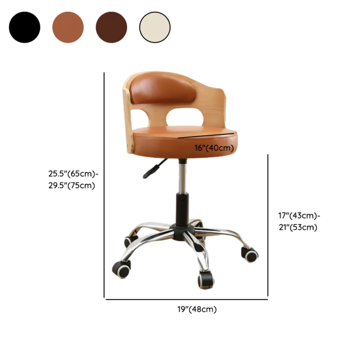 Pneumatic Adjustable Fabric Swivel Sliding Bar Stool Grey Image - 23