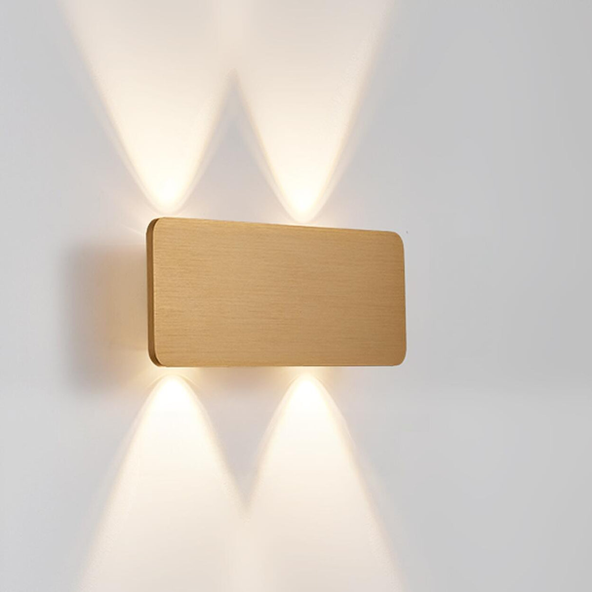 Quadruple Light Beams Rectangular Up Down Wall Sconce Image - 11