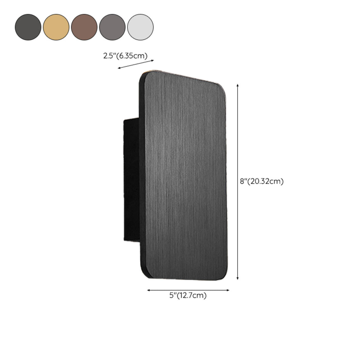 Quadruple Light Beams Rectangular Up Down Wall Sconce