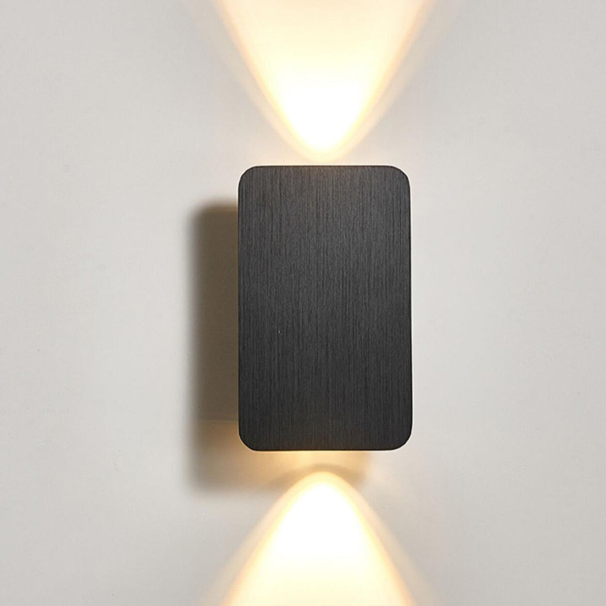 Quadruple Light Beams Rectangular Up Down Wall Sconce Image - 9
