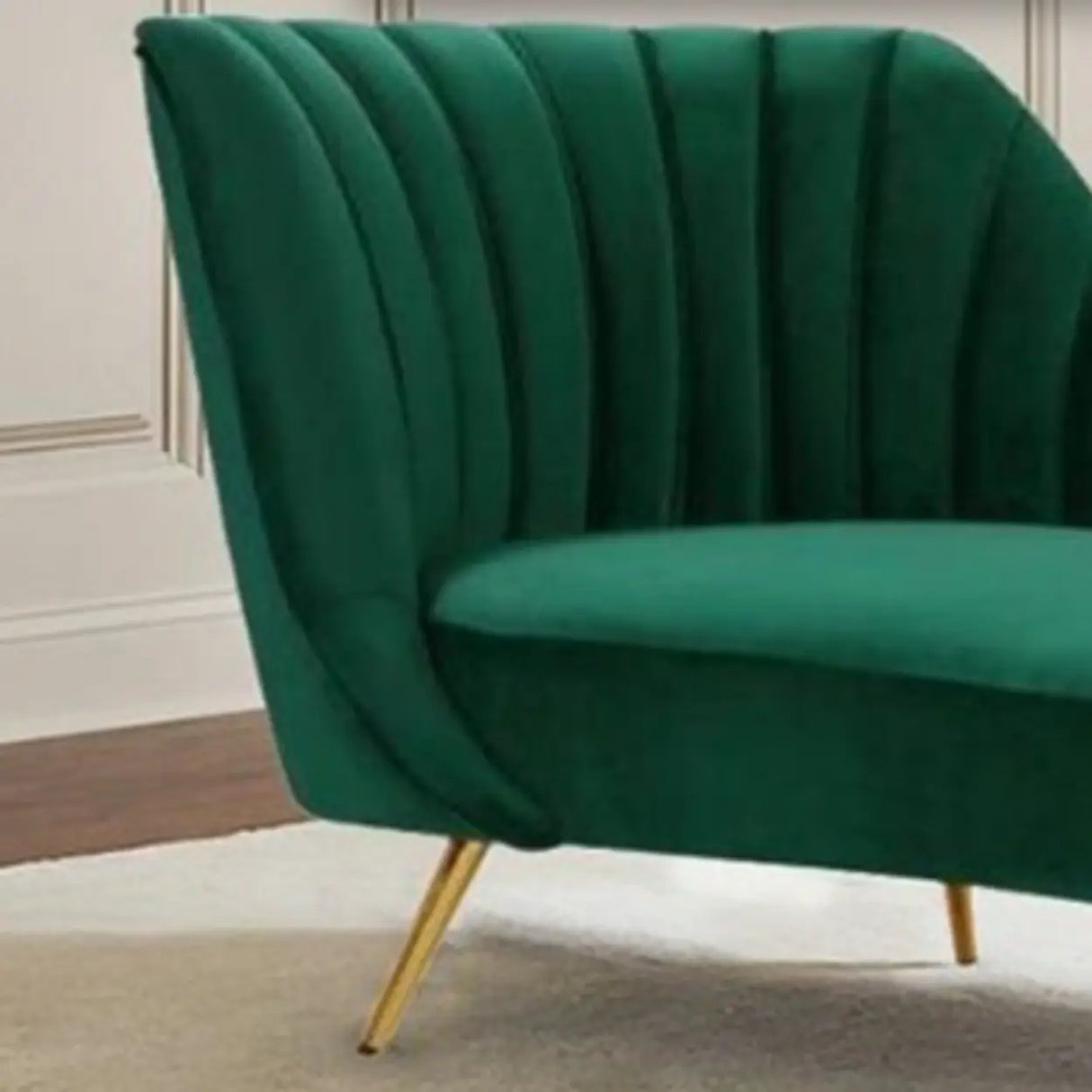 Reclining Upholstered Velvet Free Standing Chaise Lounge Image - 8