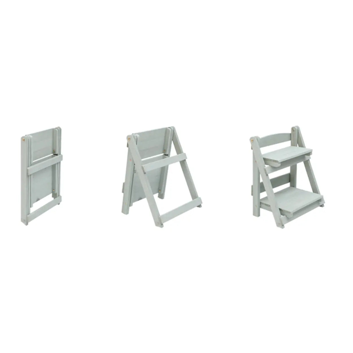 Rectangle Wood 2 Tier Countertop Plant Stand Green Image - 10