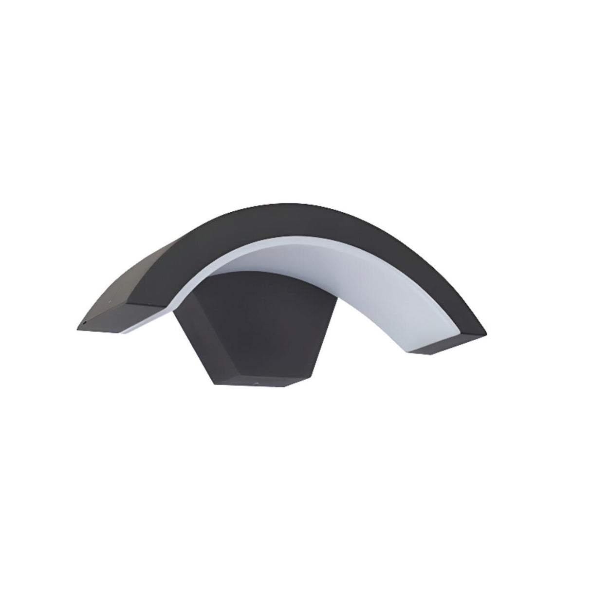 Rectangular Outdoor Modern Black Wall Sconce Image - 12