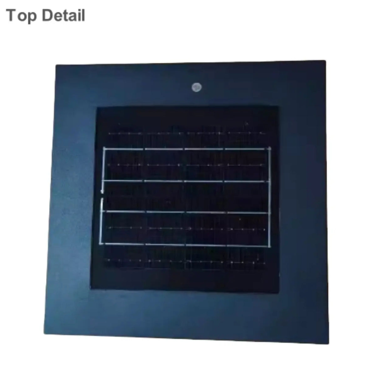 Rectangular Simple Outdoor Aluminum Black Post Light Image - 3