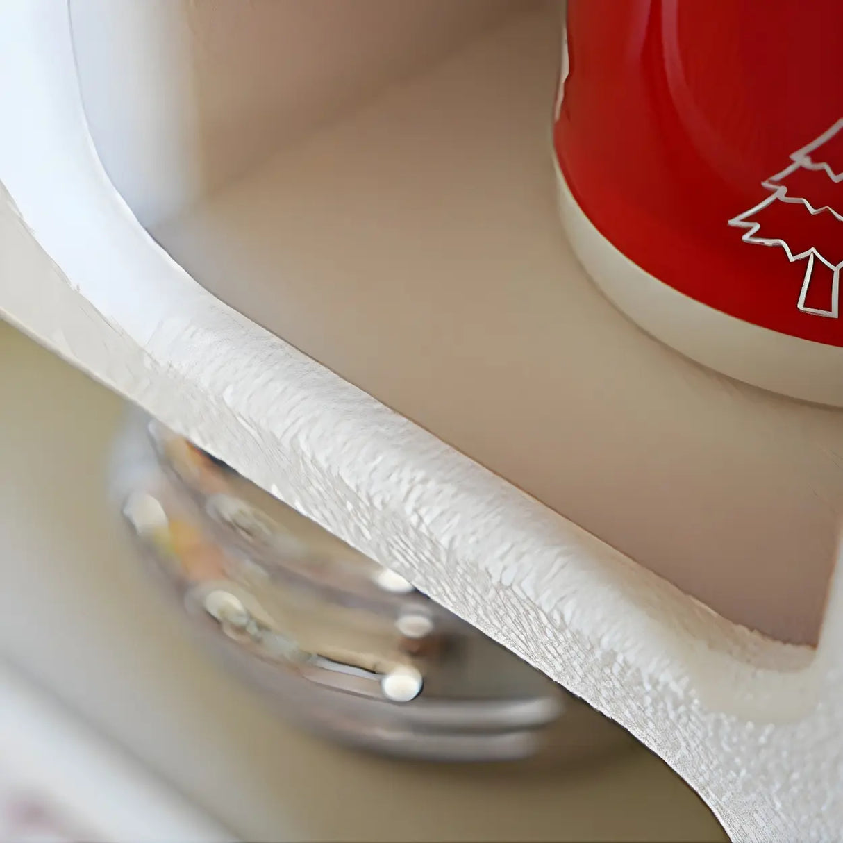 Rectangular White Wood Modern Open Shelf Nightstand Image - 11