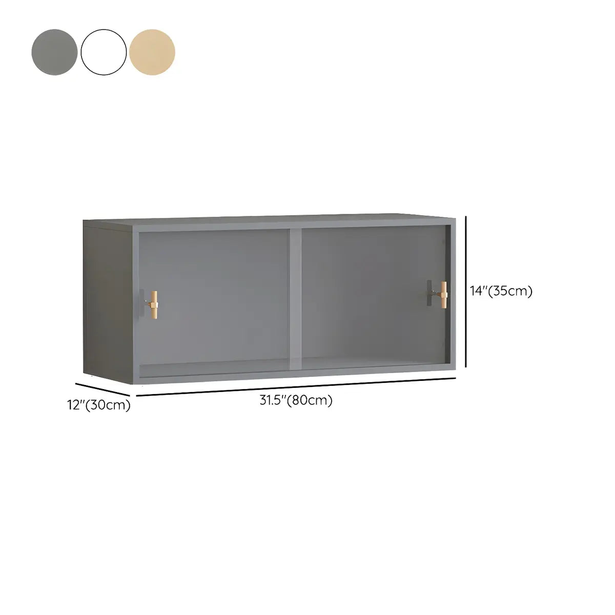 Rectangular Wood Living Room Storage Display Cabinet