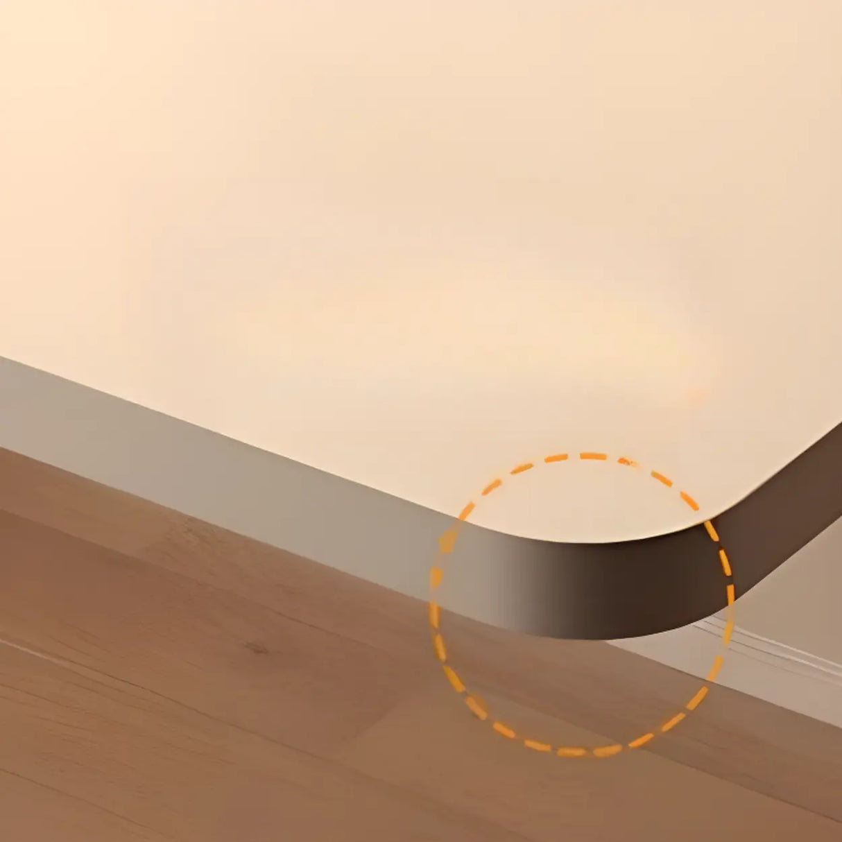 Rectangular Wood White Metal T-Shaped Kids Writing Desk Image - 8