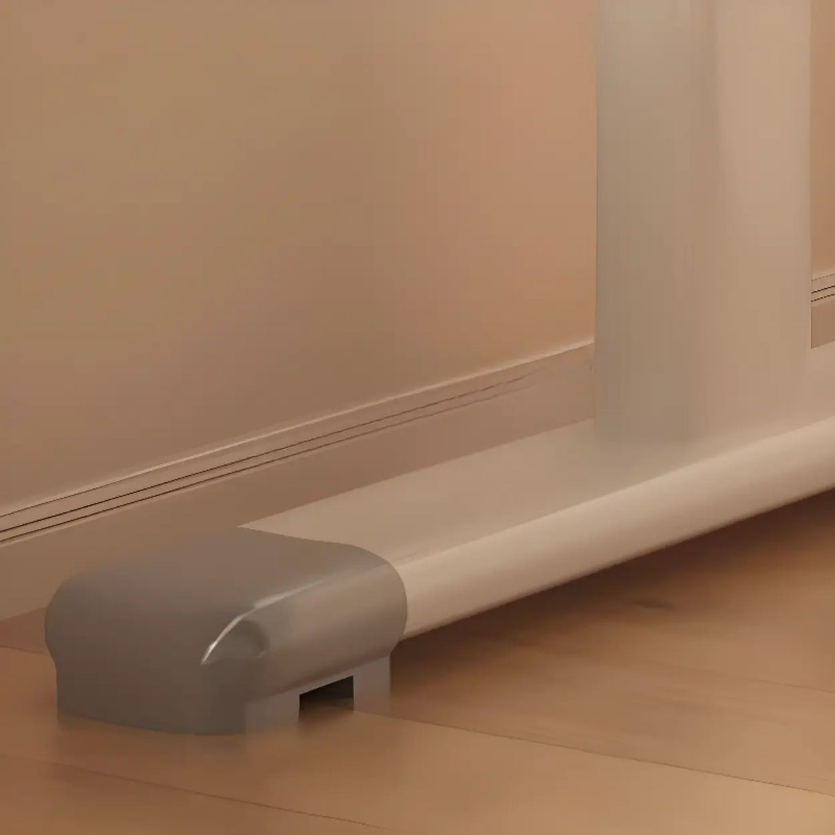 Rectangular Wood White Metal T-Shaped Kids Writing Desk Image - 9