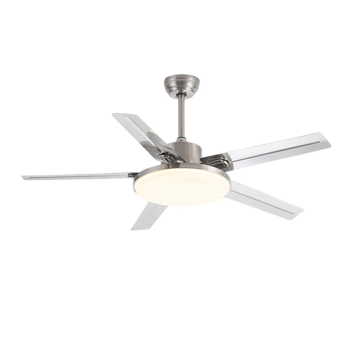 Remote Control 5 Blade Metal Ceiling Fan with LED Light Image - 3