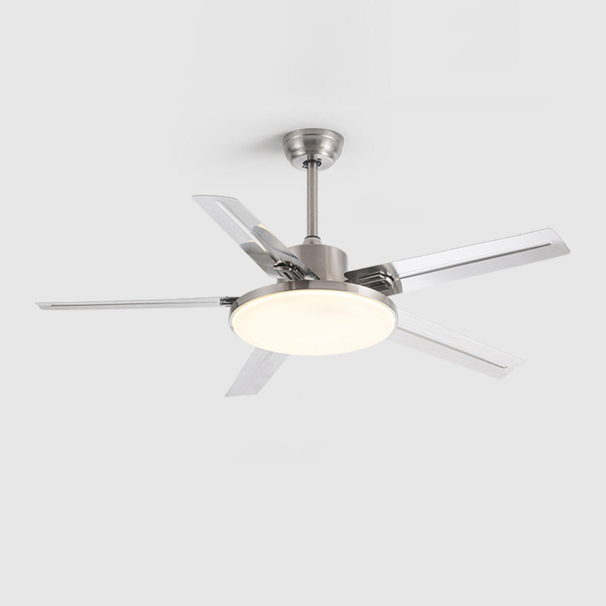 Remote Control 5 Blade Metal Ceiling Fan with LED Light Image - 4