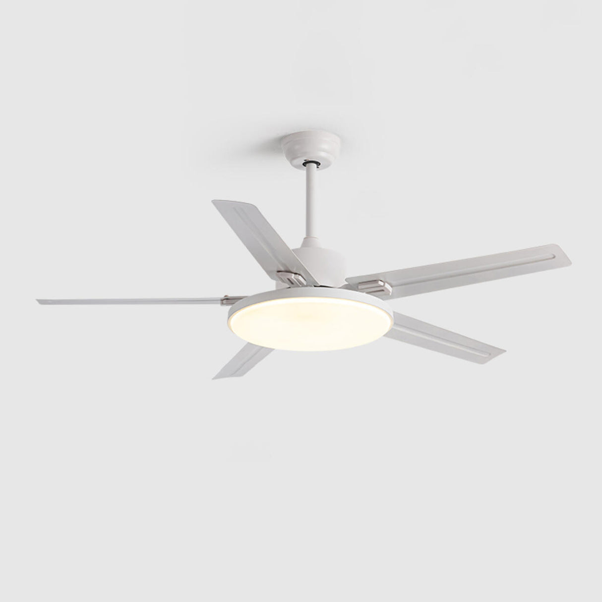 Remote Control 5 Blade Metal Ceiling Fan with LED Light Image - 6