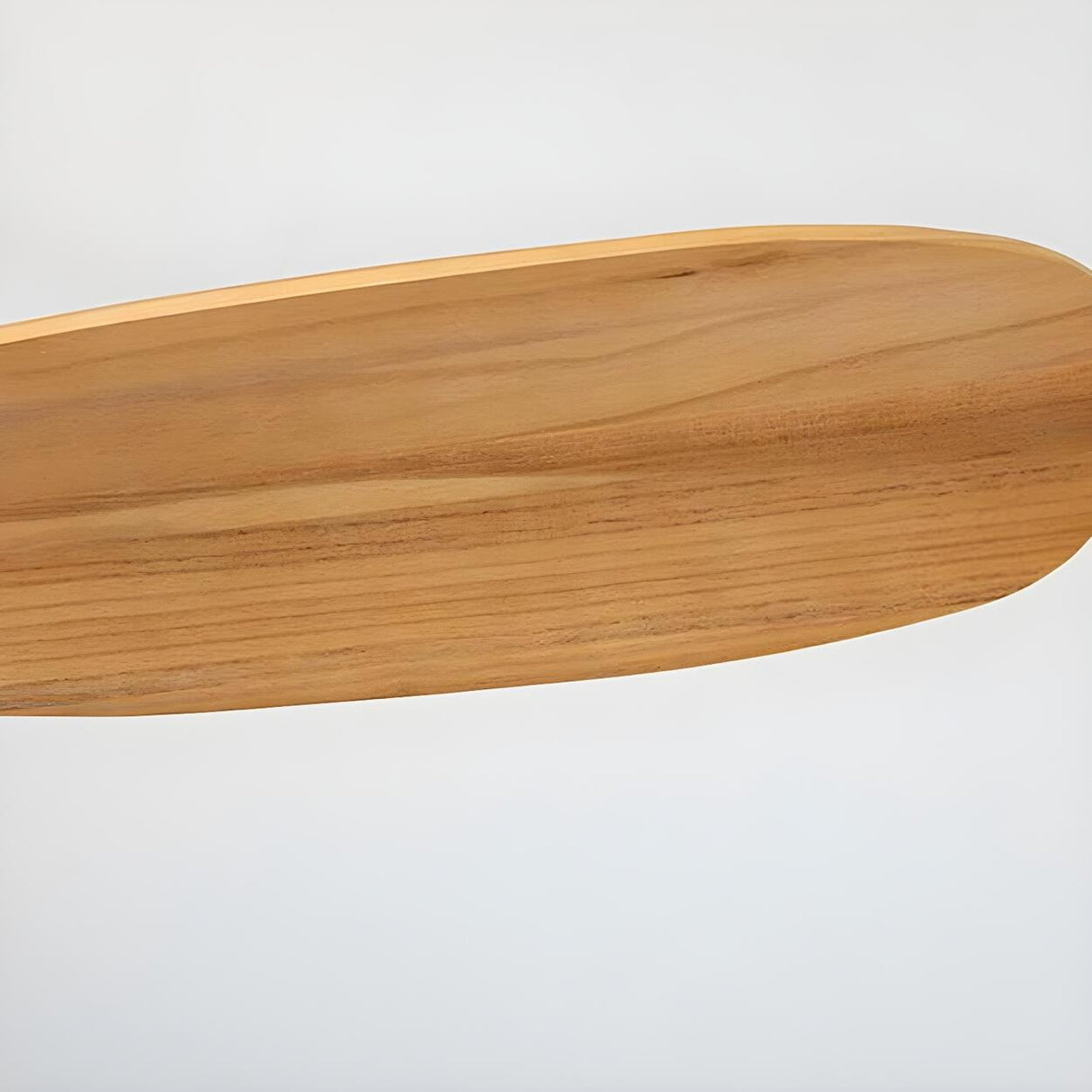 Remote Solid Wood 3 Blades LED Ceiling Fan with Light Image - 11