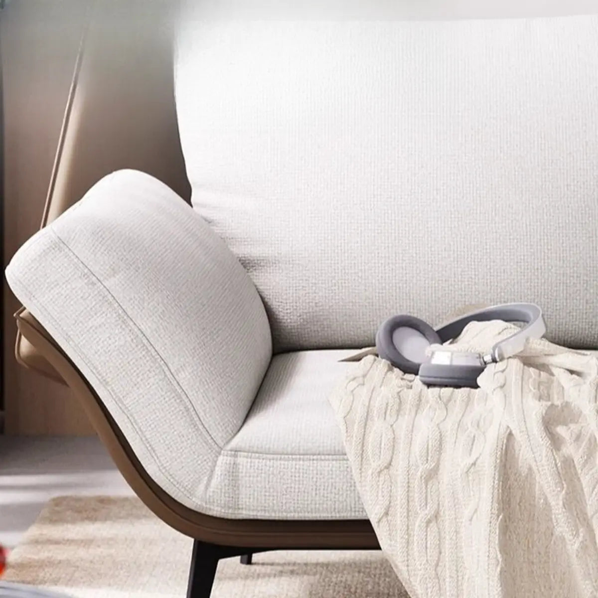 Removable Cushions Cotton Linen Cushion Back Arm Chair Image - 11