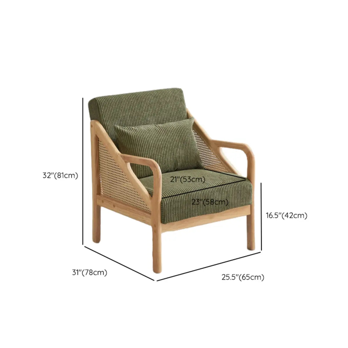 Removable Cushions Leather Split Back Accent Chair Image - 17