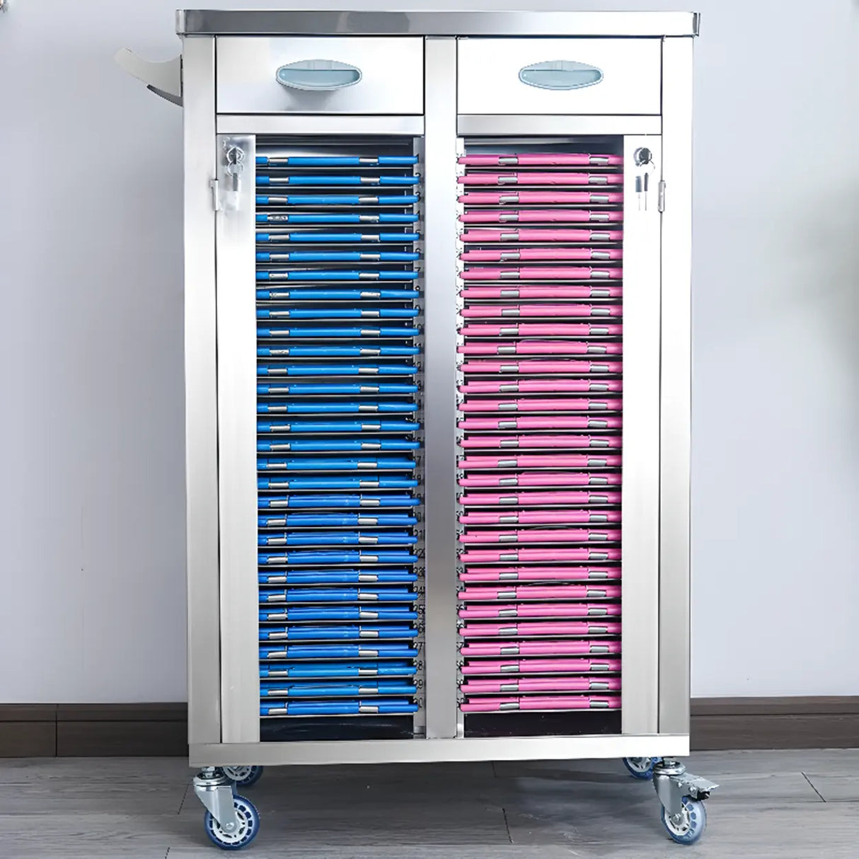 Removable Freestanding Stainless Steel Medical Carts Image - 1
