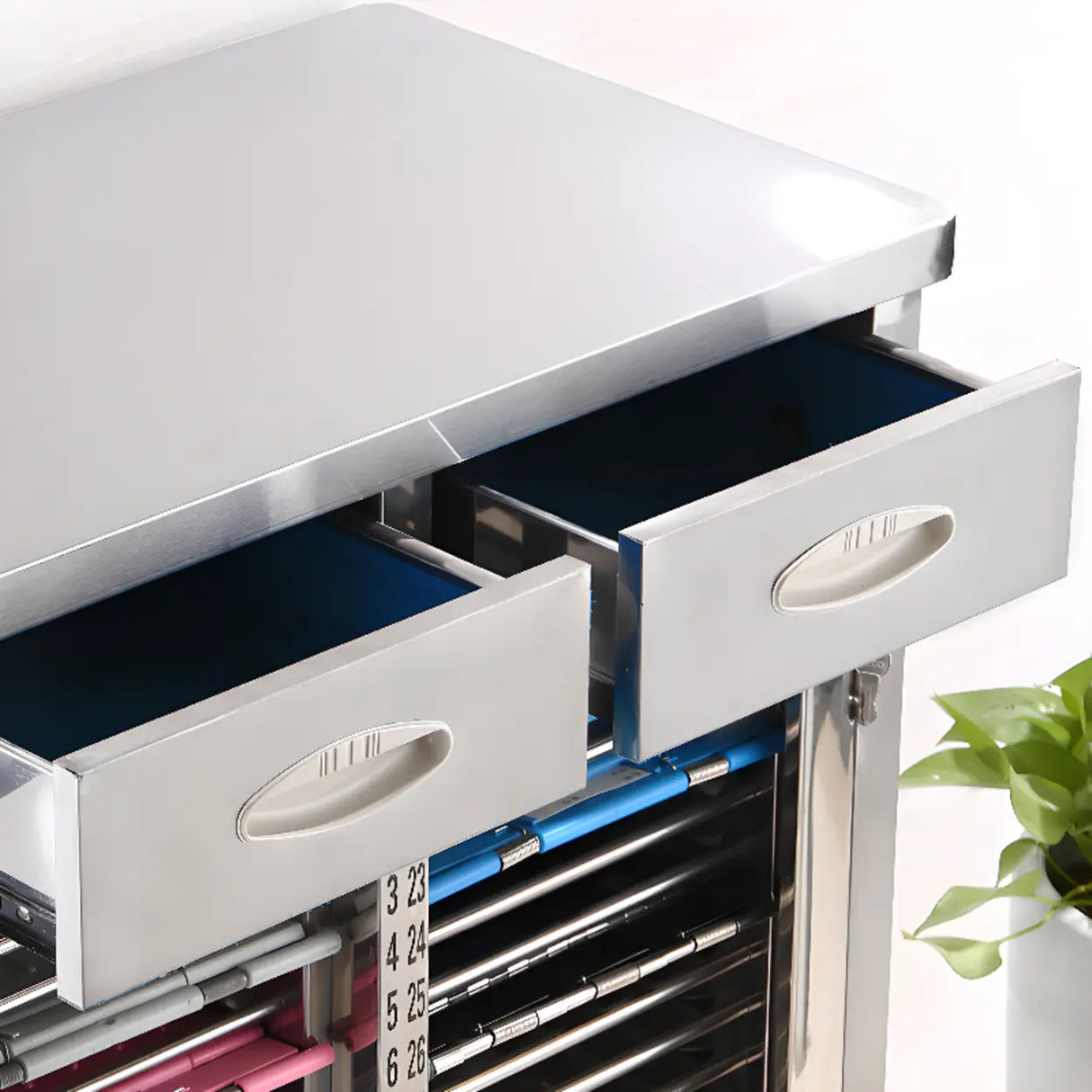 Removable Freestanding Stainless Steel Medical Carts Image - 12
