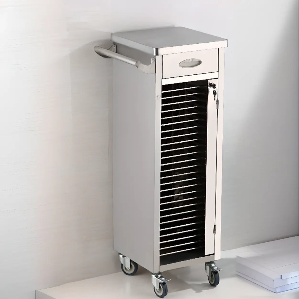 Removable Freestanding Stainless Steel Medical Carts Image - 13