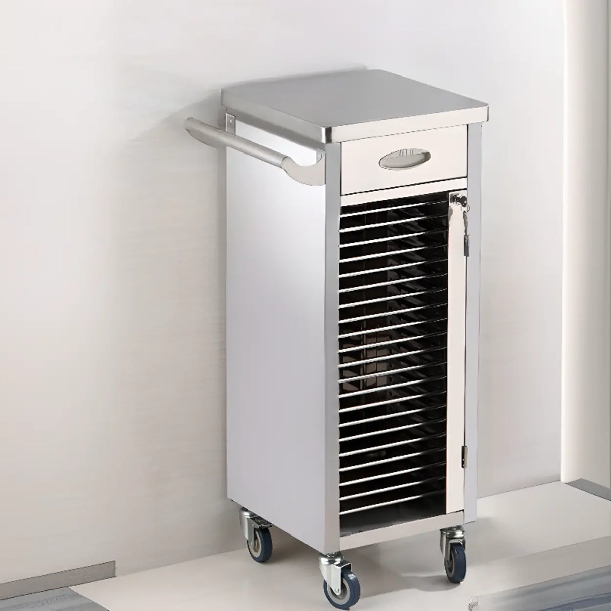 Removable Freestanding Stainless Steel Medical Carts Image - 15