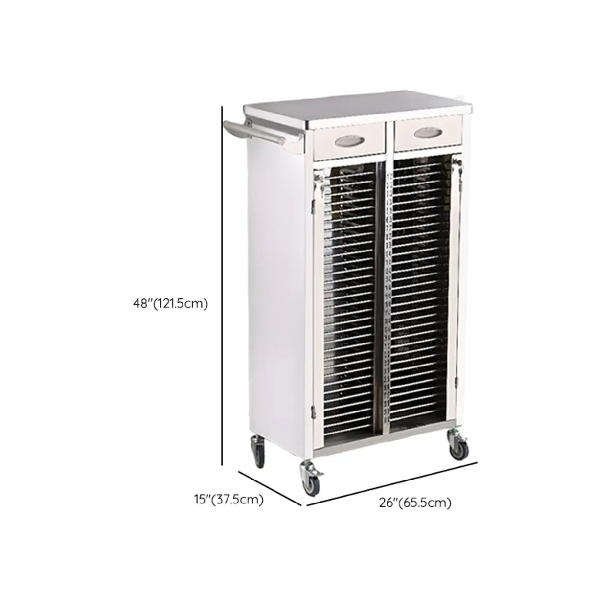 Removable Freestanding Stainless Steel Medical Carts Image - 20