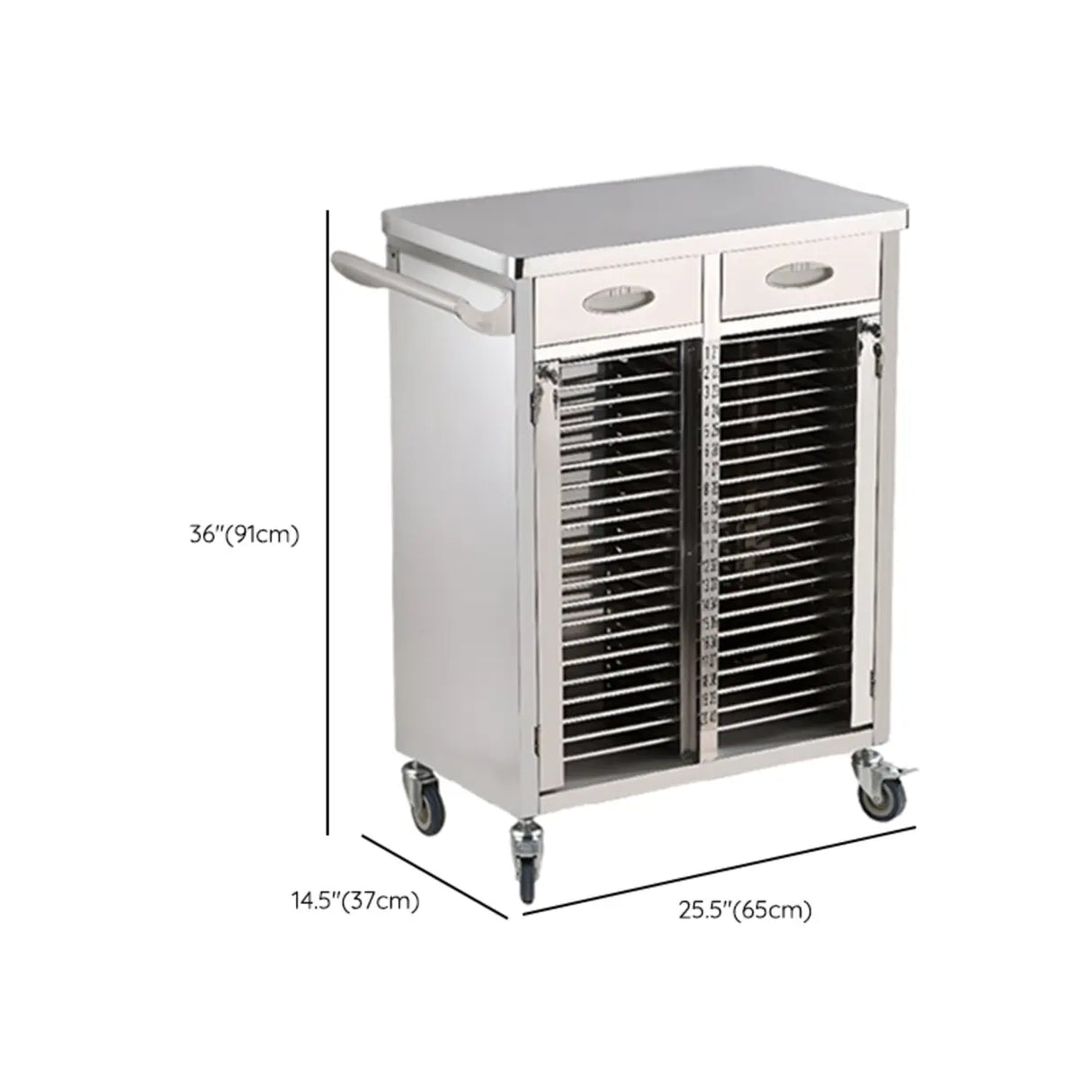 Removable Freestanding Stainless Steel Medical Carts Image - 22
