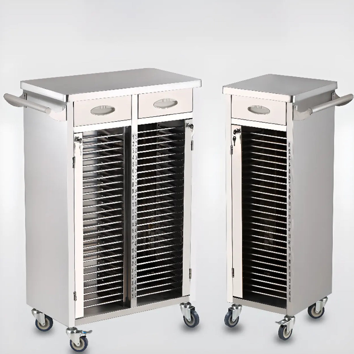 Removable Freestanding Stainless Steel Medical Carts Image - 4