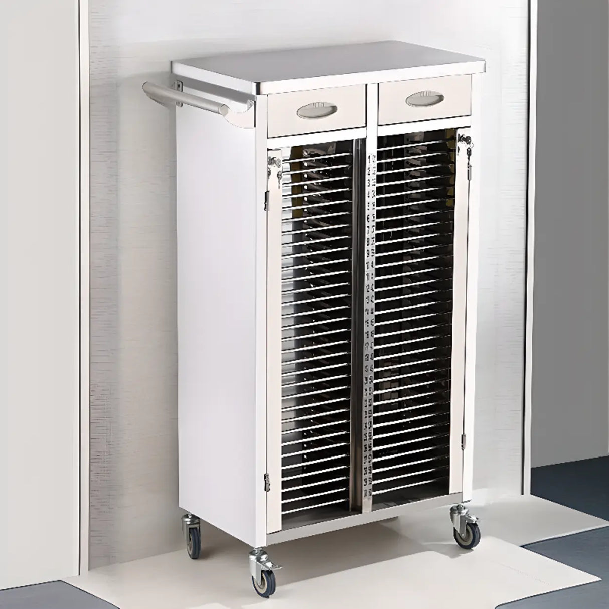 Removable Freestanding Stainless Steel Medical Carts Image - 5