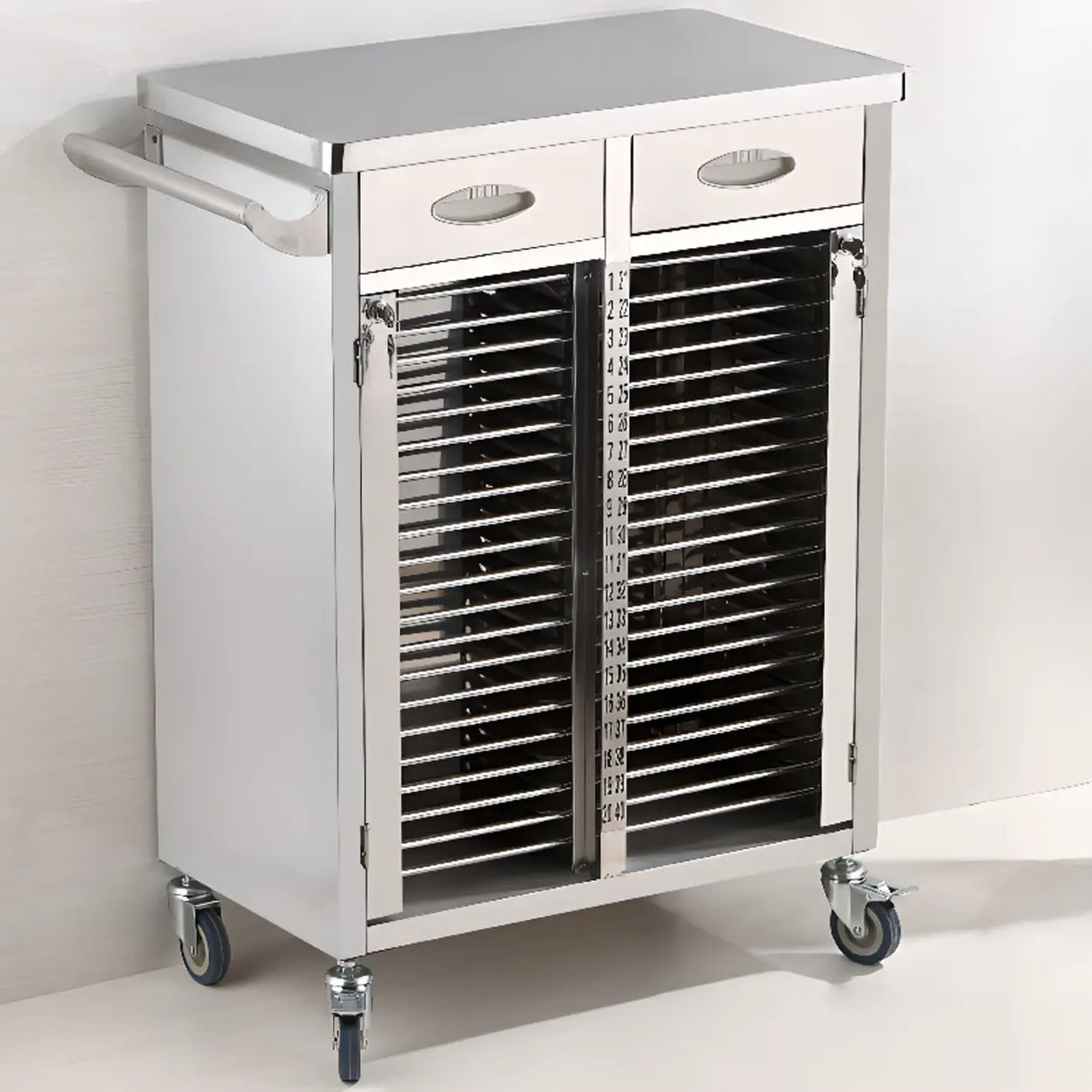 Removable Freestanding Stainless Steel Medical Carts Image - 9