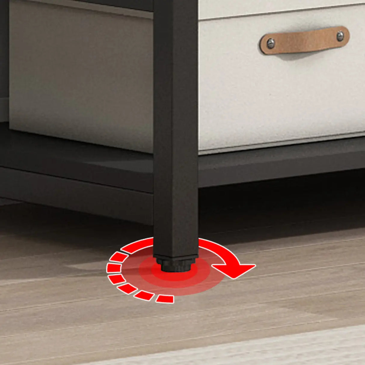 Removable Multi-Section Steel Black Storage Coat Rack Image - 14