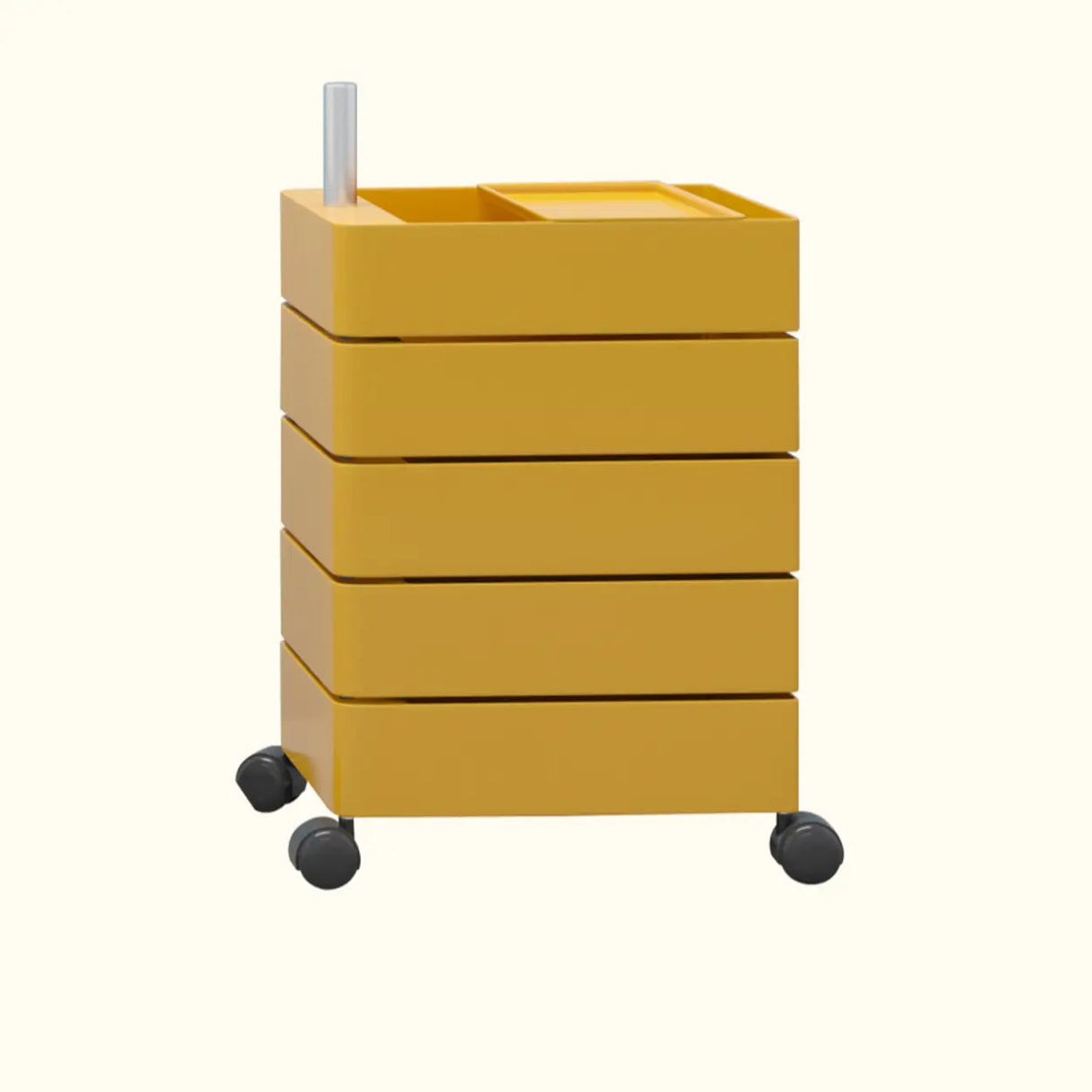 Removable Plastic Vertical Filing Cabinet with Drawers Image - 10