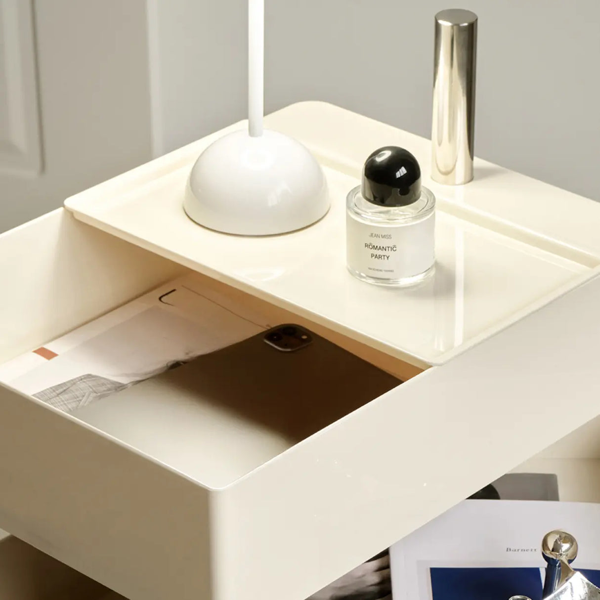 Removable Plastic Vertical Filing Cabinet with Drawers Image - 14