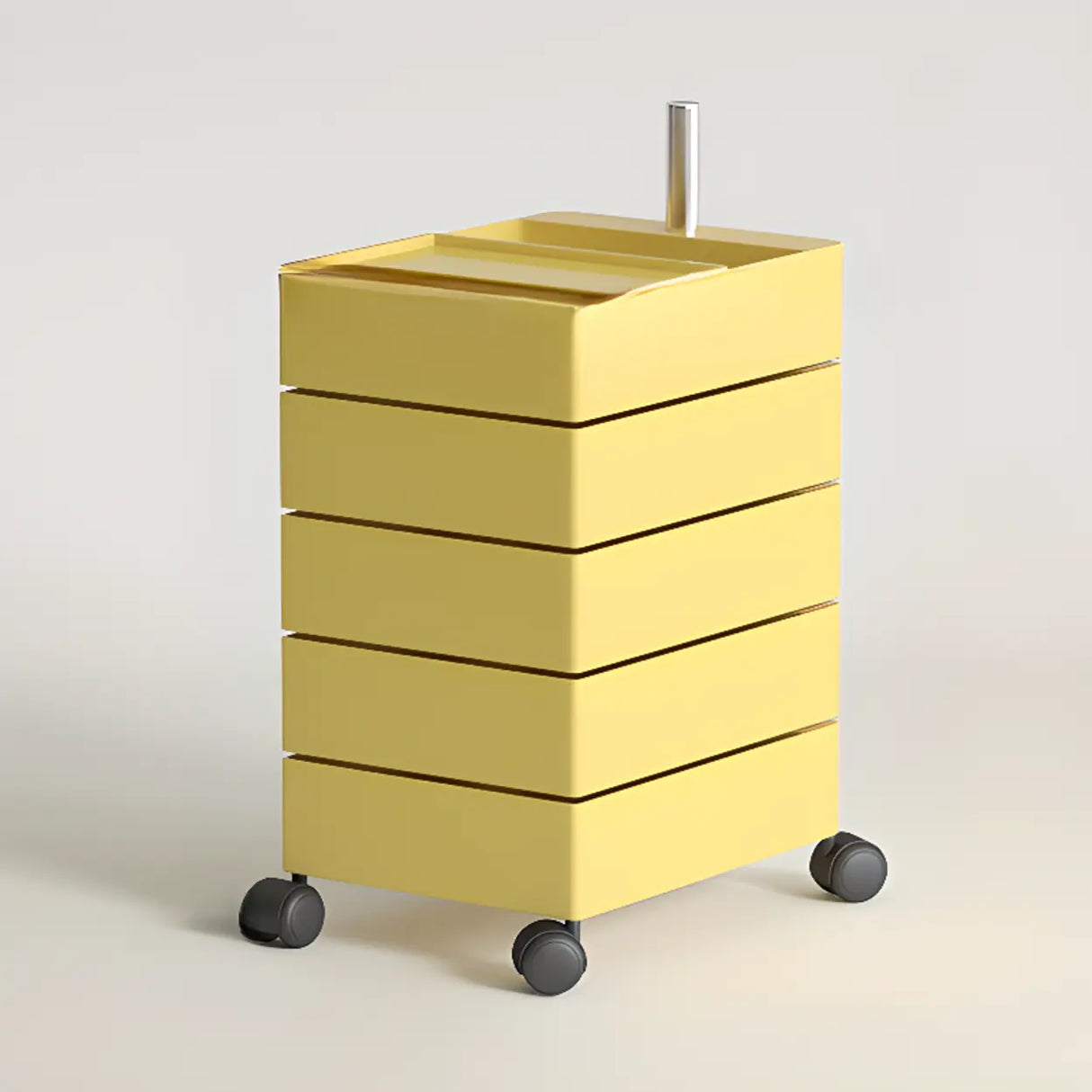 Removable Plastic Vertical Filing Cabinet with Drawers Image - 29