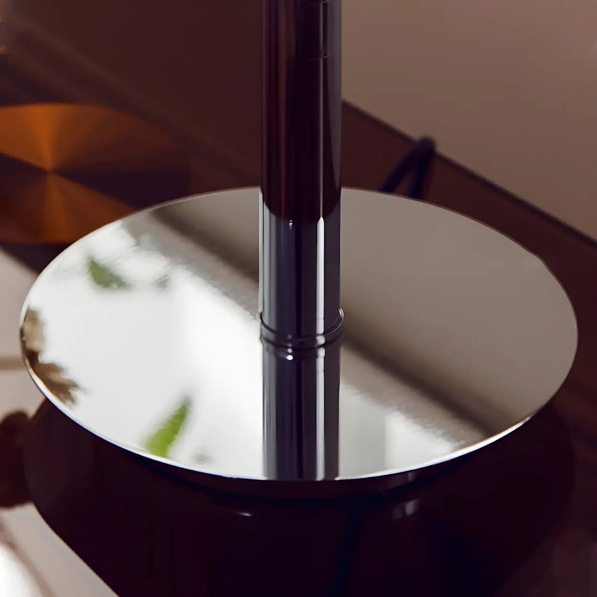 Retro Yellow Egg Tart Glass and Metal LED Floor Lamp Image - 6