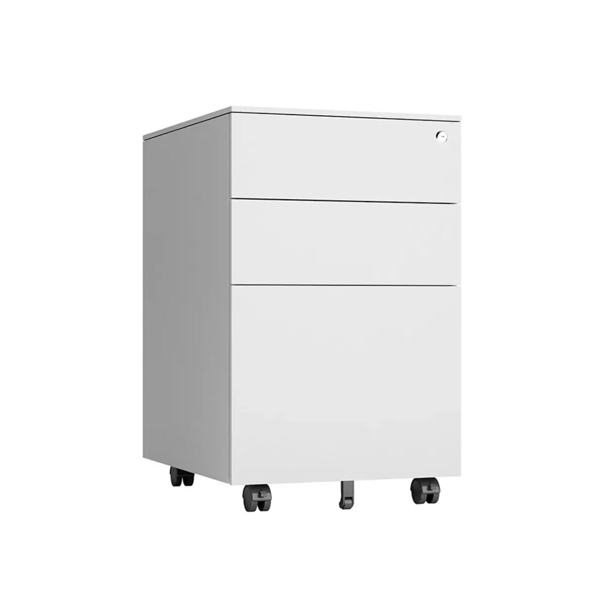 Rolling Lockable Storage Metal Vertical Filing Cabinet Image - 10