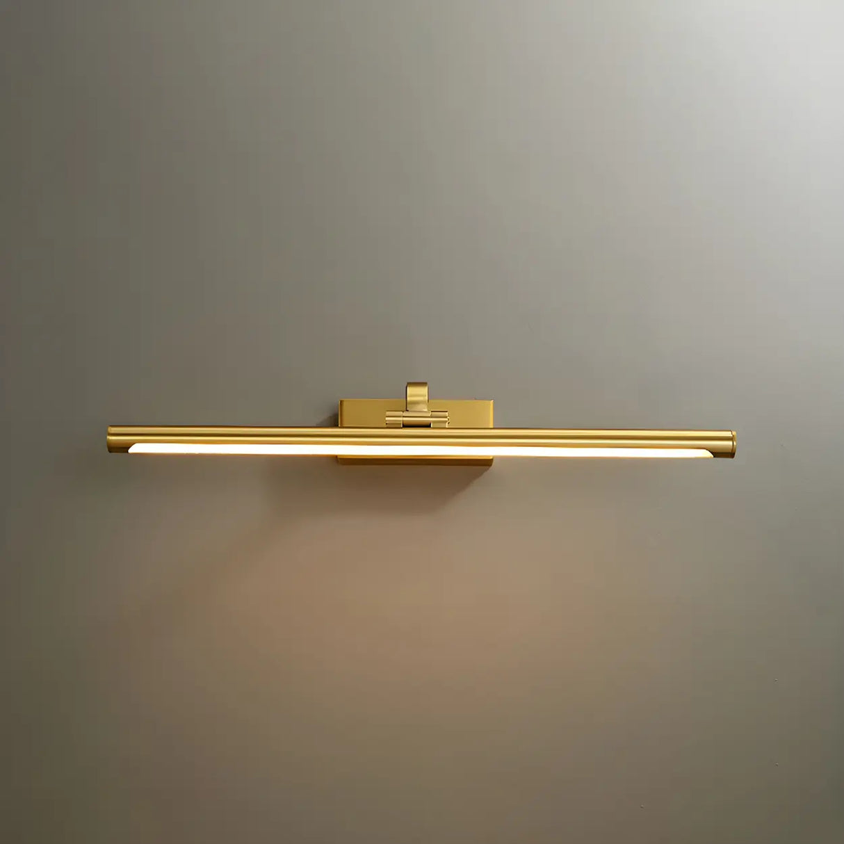 Rotating Black Cylinder Modern Metal LED Vanity Light Image - 9