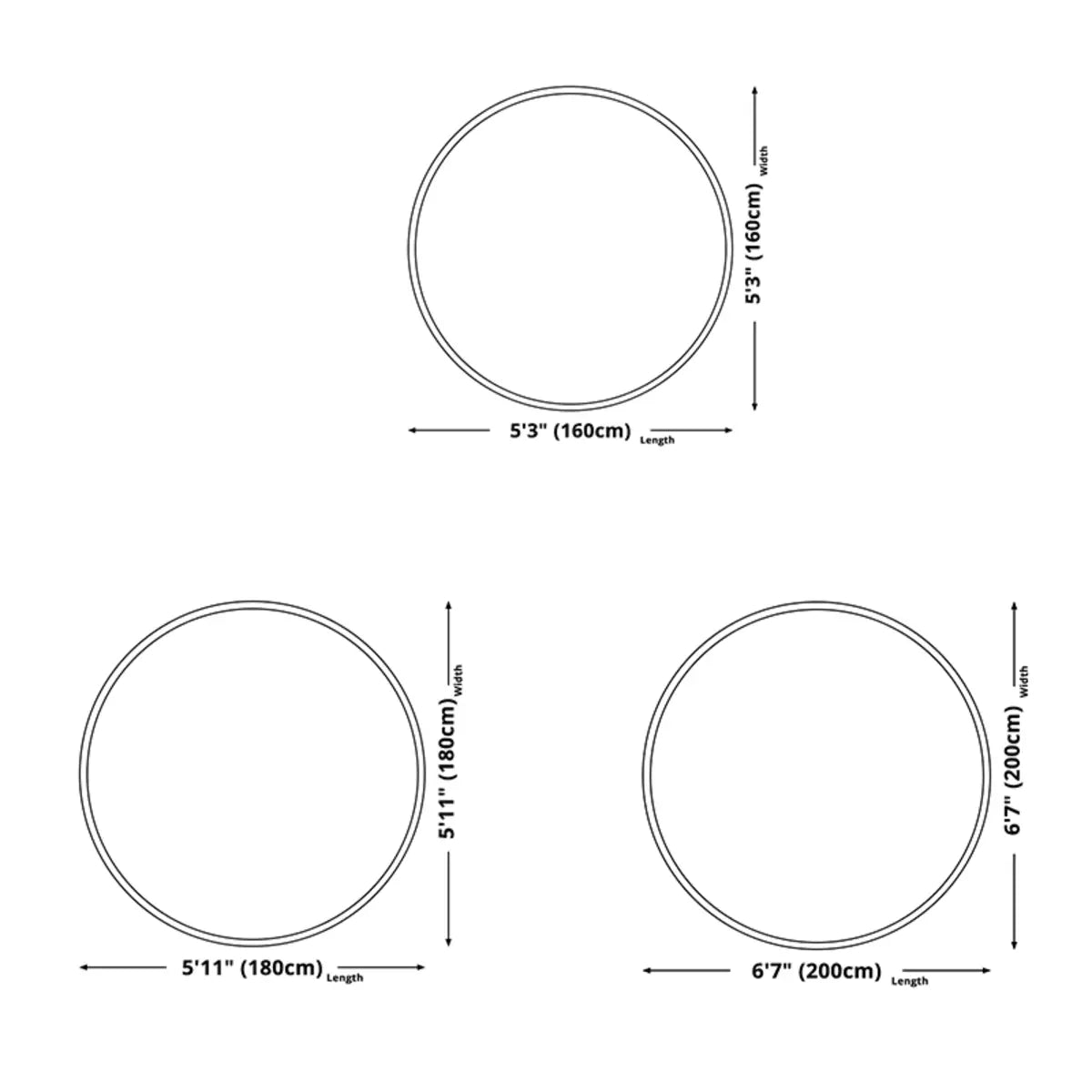 Round Abstract Mountain Pattern Wool Beige Area Rug Image - 10