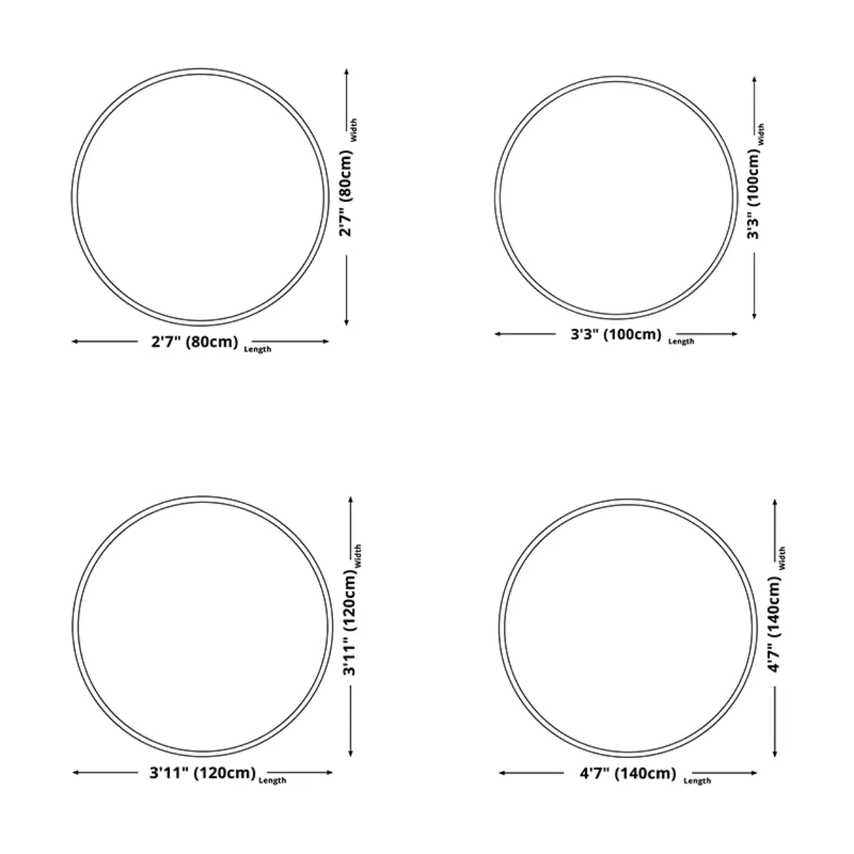 Round Abstract Mountain Pattern Wool Beige Area Rug