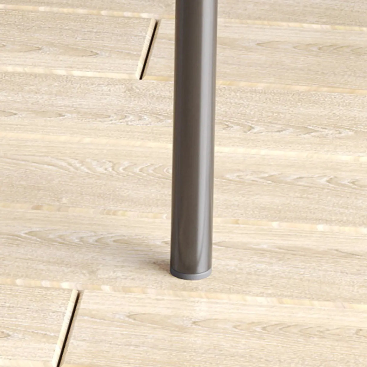 Round Faux Leather Upholstered Rattan Back Dining Chair Image - 18