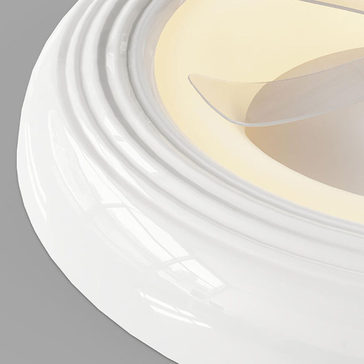 Round Living Room Stepless Dimming Ceiling Fan Light Image - 13