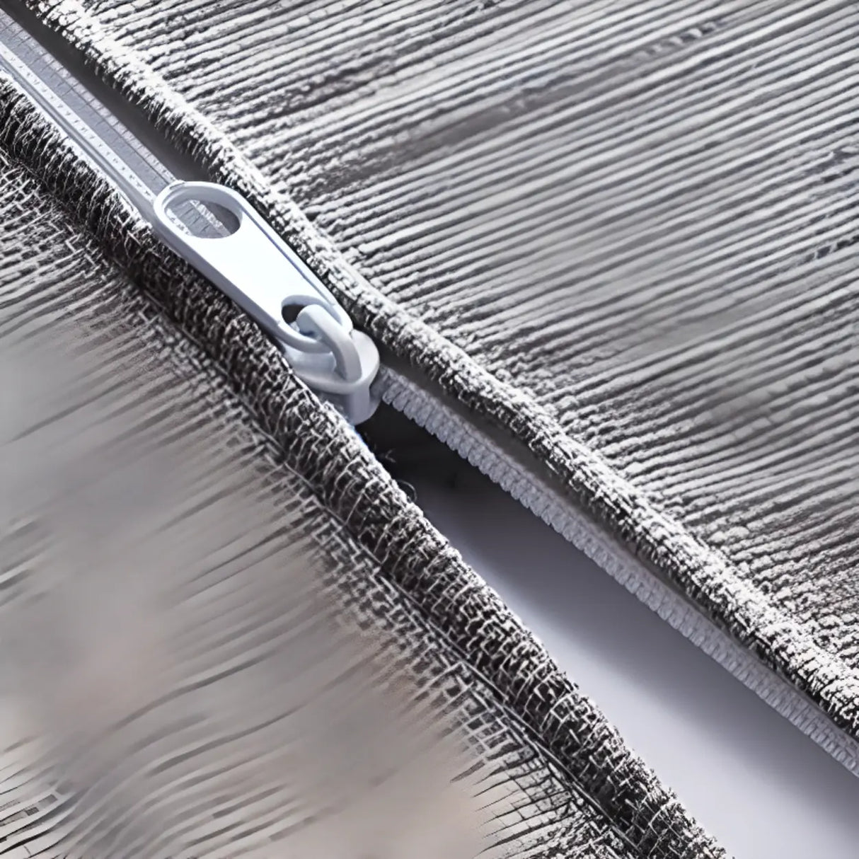 Round Wicker UV Resistant Gray Upholstered Patio Lounge Set Image - 14