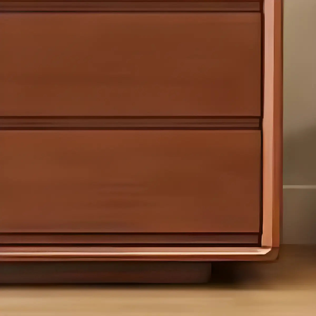 Rubberwood Butcher Block Drawers Extension Writing Desk Image - 15