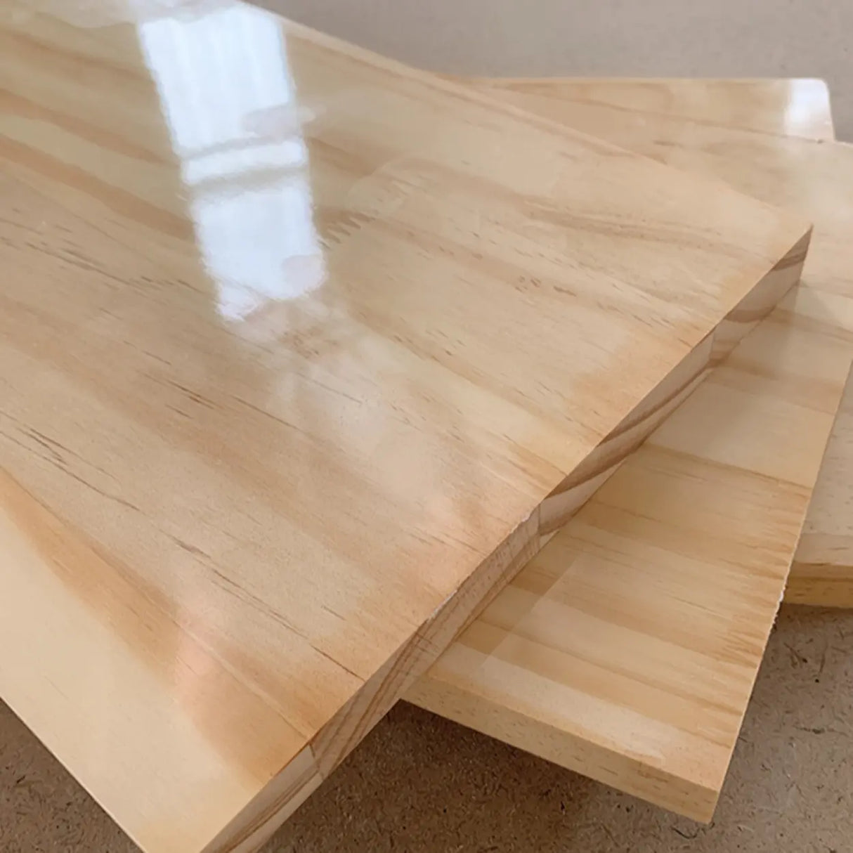 Rustic Natural Finish Triangle Vertical Corner Bookcase Image - 4