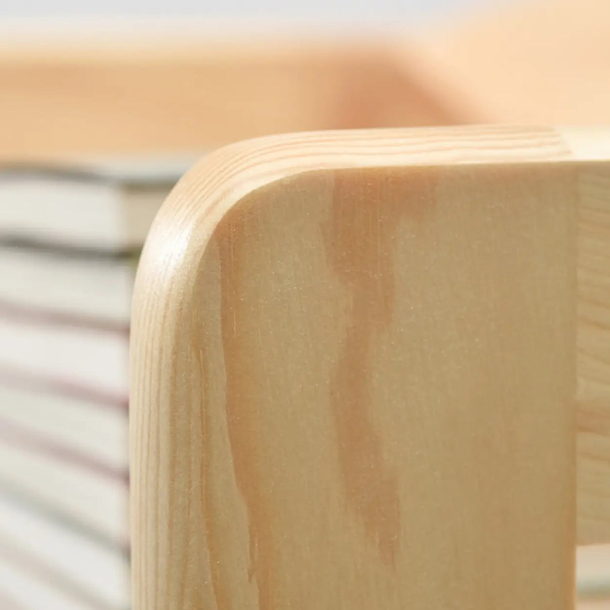 Rustic Open Natural Wood Standard Storage Bookshelf Image - 7