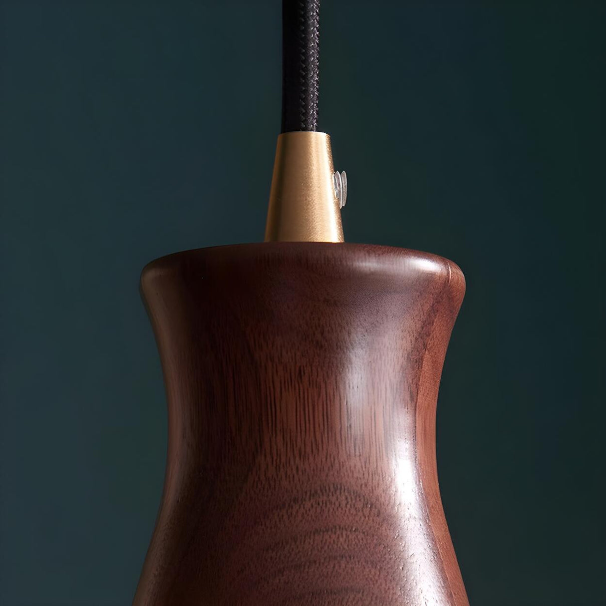 Rustic Orange Amber Glass Cone Mini Pendant Light Image - 9