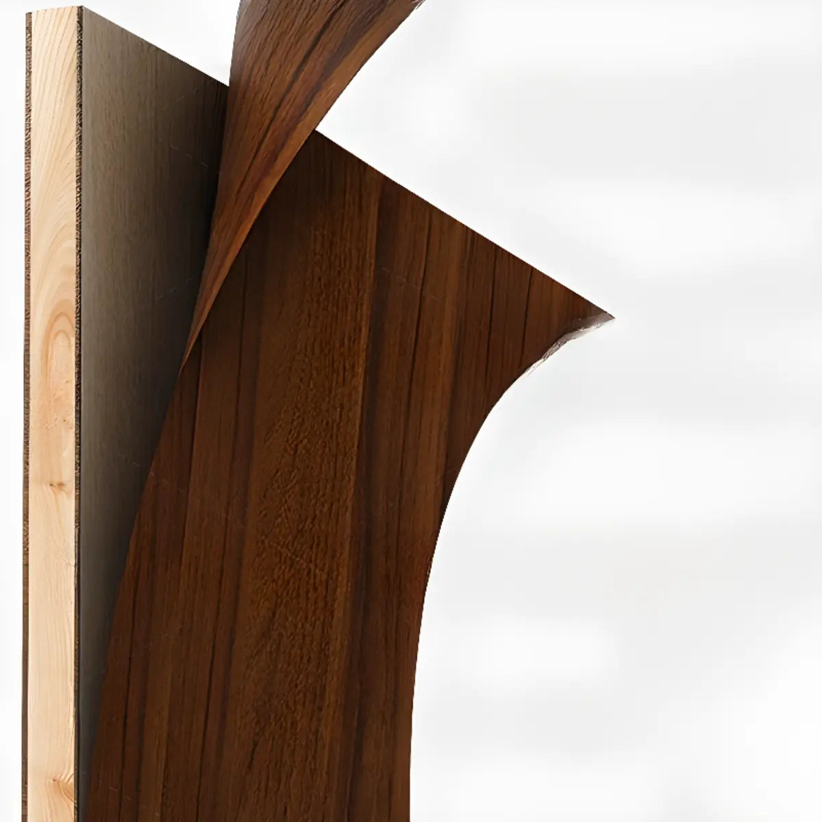 Rustic Rectangular Wood Mirror Scalable Makeup Vanity Set Image - 2