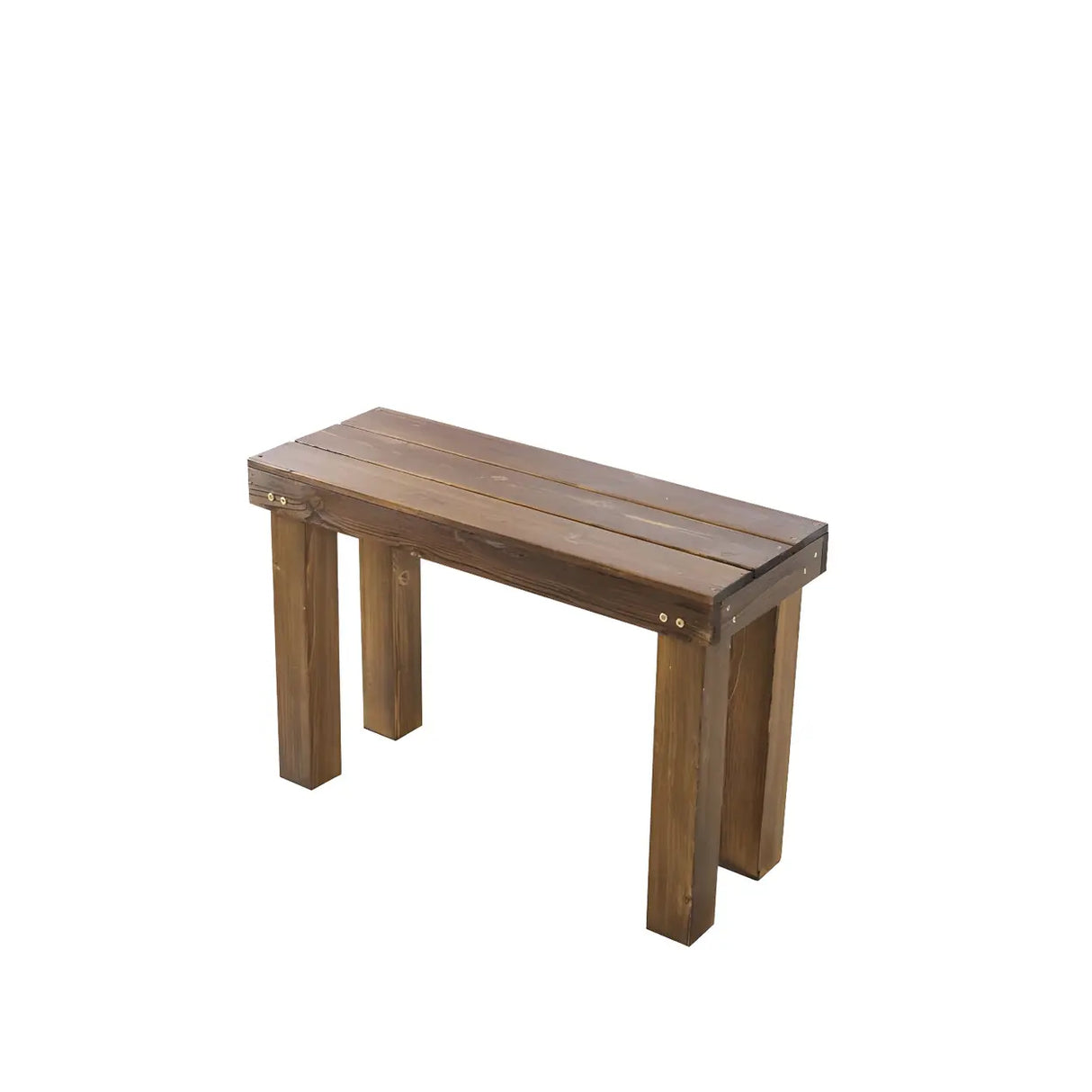 Rustic Rectangular Wooden Waterproof Brown Plant Stand Image - 16