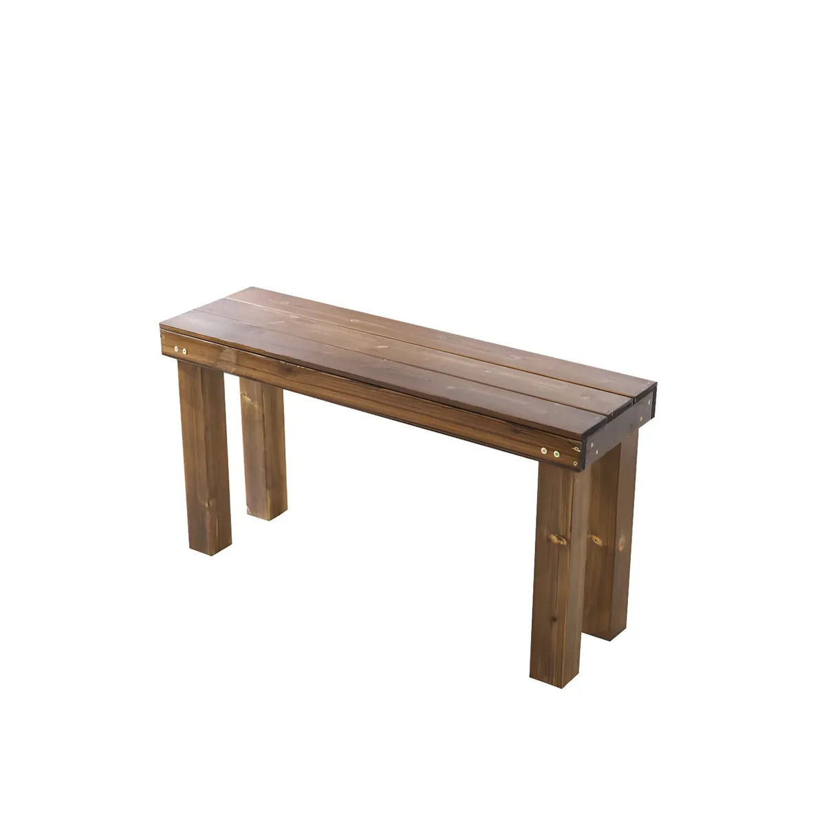 Rustic Rectangular Wooden Waterproof Brown Plant Stand Image - 19